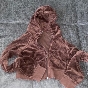 VINTAGE BROWN CROP JACKET